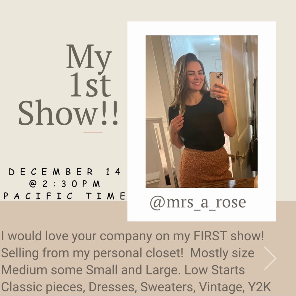 My First Show!💕